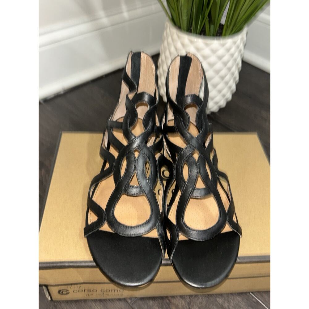 Corso Como Women's Surrey Sandal Black Brushed 8.5 - Picture 4 of 13